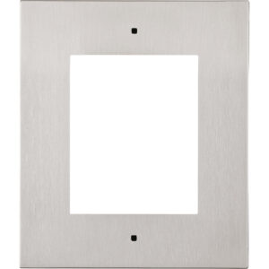 Flush Installation Frame for 1 IP Verso Module or Access Unit (requires item 9155014) - Brushed Nickel