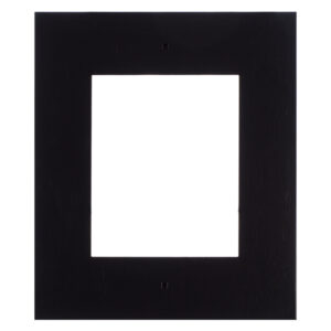 Flush Installation Frame for 1 IP Verso Module (requires item 9155014) - Black