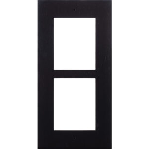 Flush Installation Frame for 2 IP Verso Modules (requires item 9155015) - Black