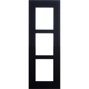 Flush Installation Frame for 3 IP Verso Modules (requires item 9155016) - Black
