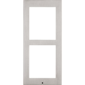Surface Installation Frame for 2 Verso or Access Unit Modules - Brushed Nickel