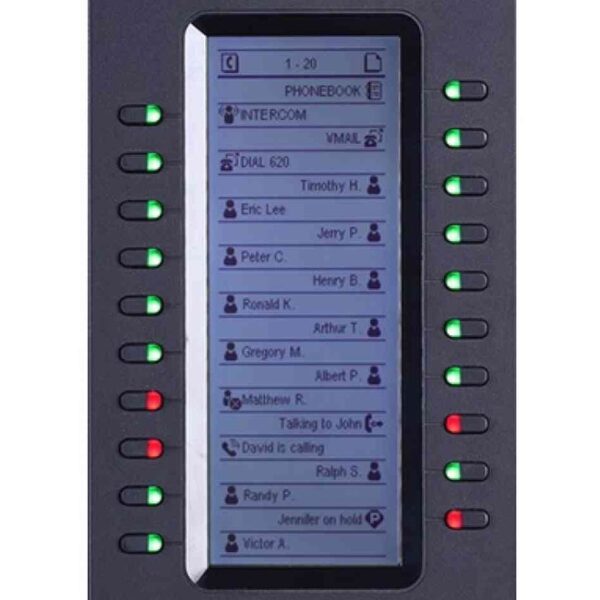 Grandstream GXP2200EXT module with 20 buttons for GXP2140