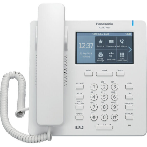 Panasonic KX-HDV330 IP Desk Phone (White)