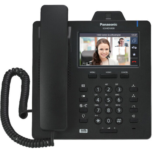 Panasonic KX-HDV430 IP Video Phone (Black)