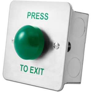 RTE-SS-SFD Stainless domed exit button