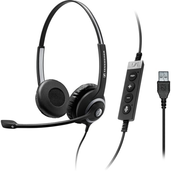 EPOS Sennheiser SC 260 USB CTRL II binaural wired headset with MS controller