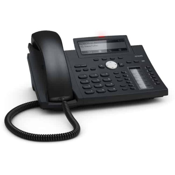 Snom D345 IP Desk Phone with second screen for self-labelling keys (No PSU)