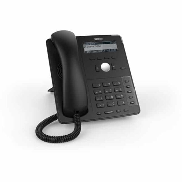 Snom D715 Gigabit IP desk phone in black (no PSU)