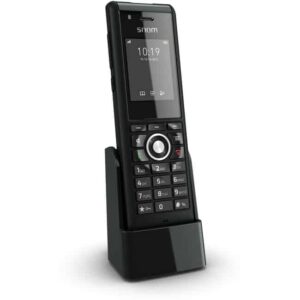 snom M85 Ruggedised handset for M700 solution (with UK clip)