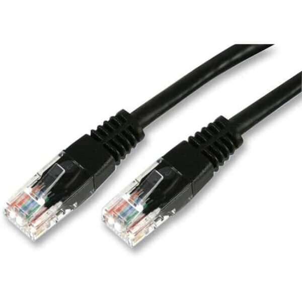CAT5e Patch Cable 10M Black. Stranded.