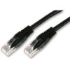 1-metre cat 5 cable in black
