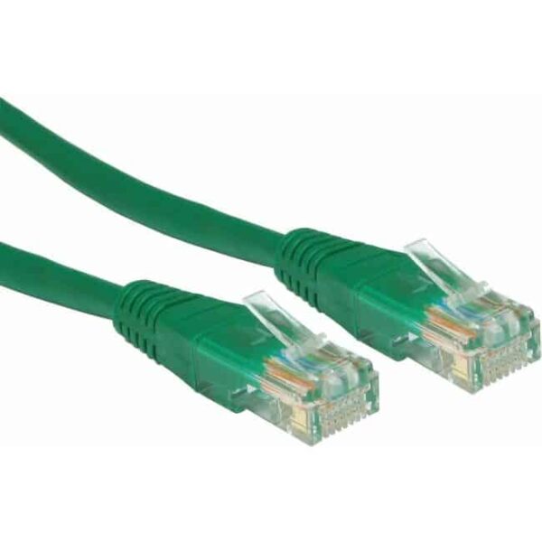 CAT5e Patch Cable 1M Green. Stranded
