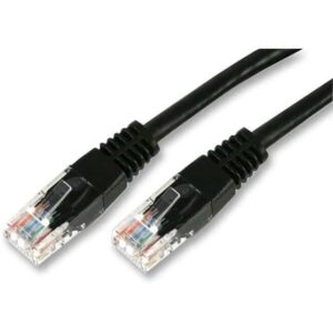 CAT5e Patch Cable 2M Black. Stranded.