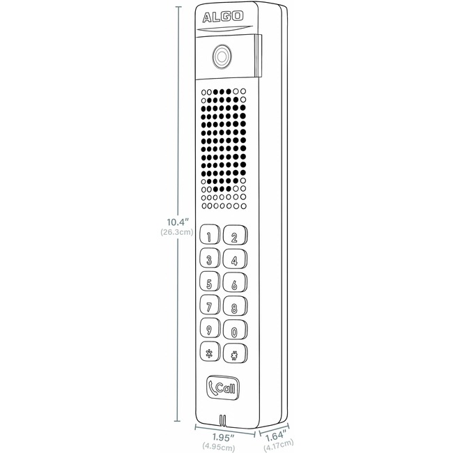 IP Video Intercom with Wide Field of View Camera
