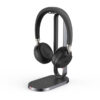 Yealink BH72 Bluetooth Teams Edition Dual Ear Piece Headset in Black with Charging Stand and USB-A dongle