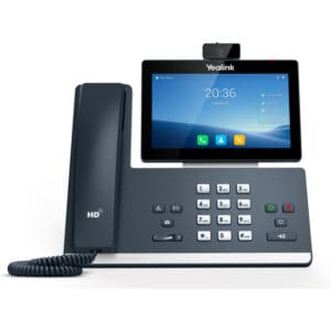 Yealink SIP-T58W (with camera) - Android Based IP Video Phone with corded receiver
