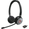 Yealink WH62 Portable DECT UC headset with dual ear and USB dongle.