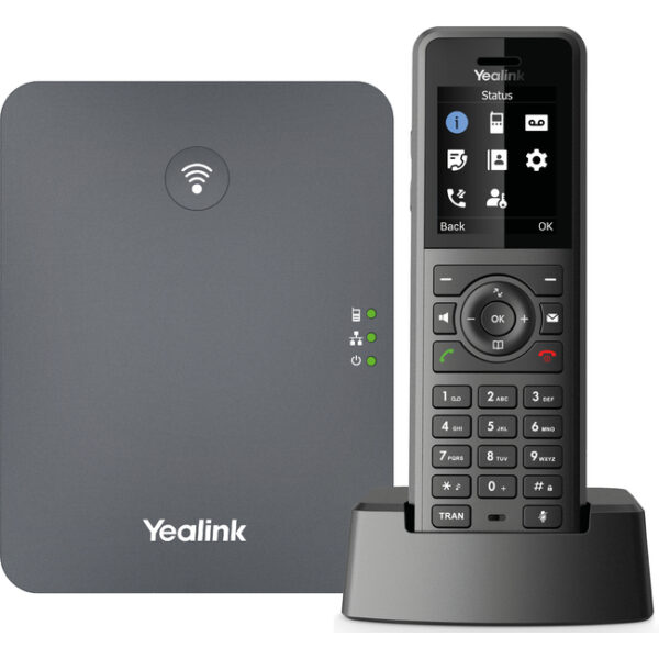 Yealink W77P DECT Phone System Yealink W77P DECT IP Phone System (pack includes W57R ruggedized handset and W70B DECT base)