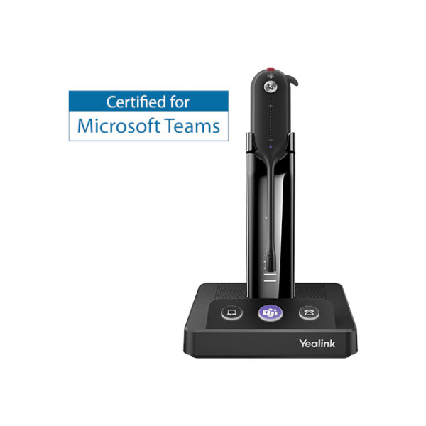 Yealink WH63 Teams DECT Wireless Single Ear headset inc. DECT Charge/Base