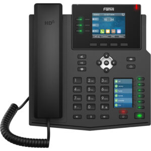 Fanvil X4U-V2 Gigabit Colour Screen Phone with 5 BLF (30 over 5 page view) and Bluetooth (no PSU)