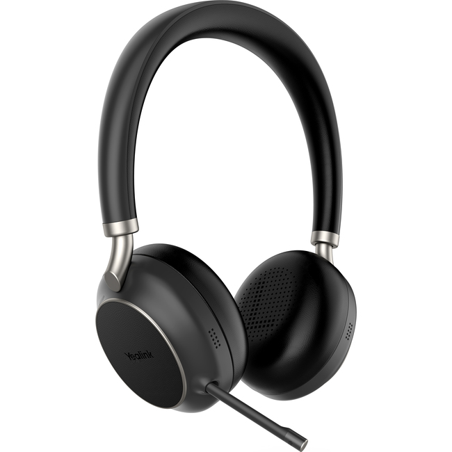 Yealink BH76 Premium Bluetooth Teams Dual Ear Piece Headset in Black with USB-A Dongle. (No charging stand)