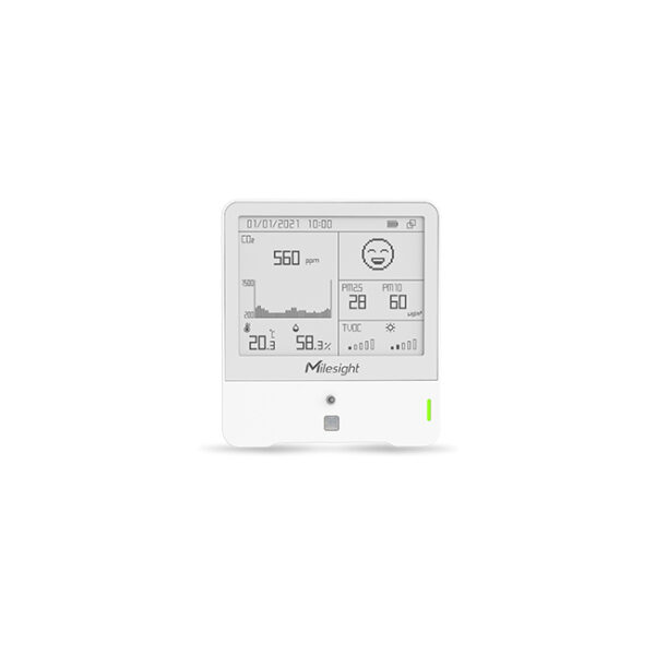 Milesight AM307 Indoor Ambience Monitoring Sensor with 7 Sensors and E-ink Display with provisioning
