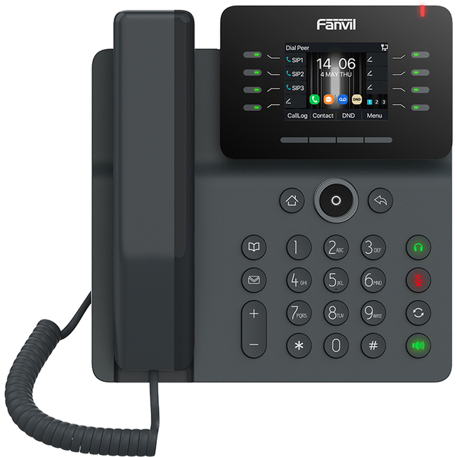 Fanvil V63 Gigabit Linux Business VoIP Phone - PoE and Colour Display