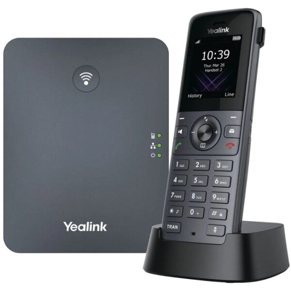 Yealink W74P DECT Phone System Yealink W74P Bundle - Includes W70B Single-Cell DECT Base Station and W74H Premium Handset