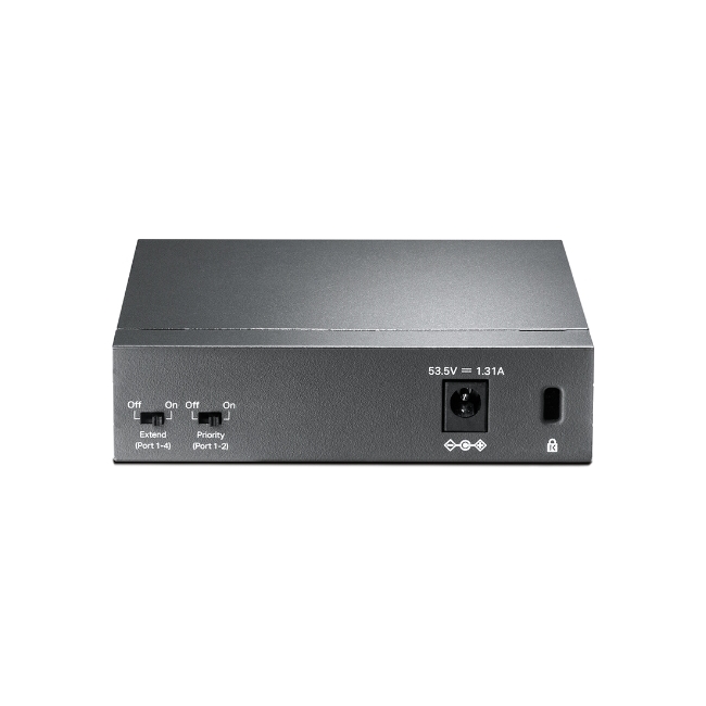 5-Port 10/100 Mbps Desktop Switch with 4-Port PoE+
