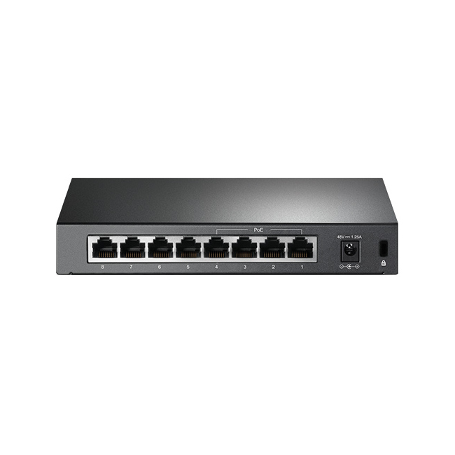 TP-Link SF1008P 8 Port PoE Switch 8-Port 10/100 Mbps Desktop Switch with 4-Port PoE+
