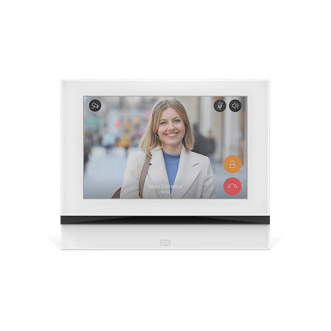 2N Indoor View White with Wi-Fi 2N Indoor View with Wi-Fi in white - requires 91378800 (flush) or 91378803 (surface) (Includes 36 My2N credits)