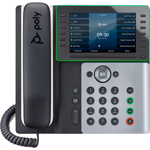 Poly EDGE 550 Deskphone Poly Edge E550 IP Phone With Wi-Fi and Bluetooth (No PSU)