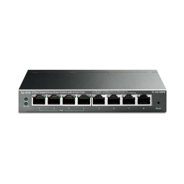 8-Port Gigabit Easy Smart Switch with 4-Port PoE+