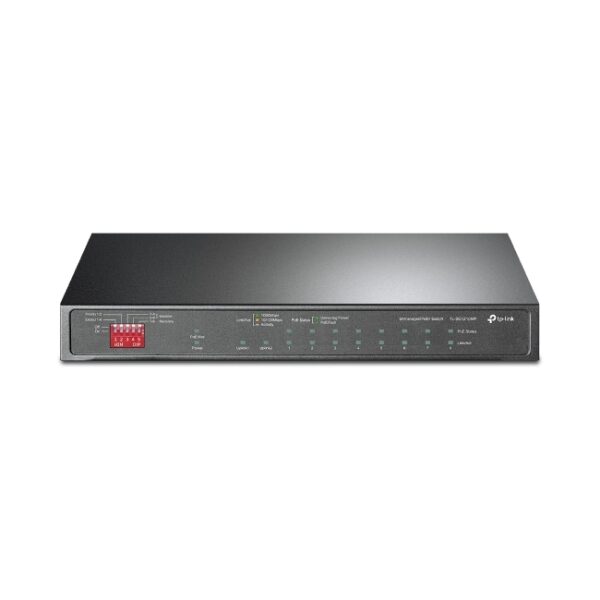 10-Port Gigabit Desktop Switch with 8-Port PoE+