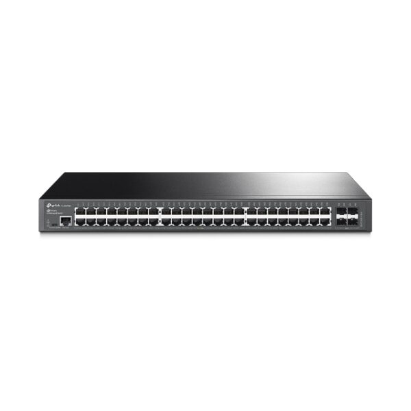 JetStream™ 48-Port Gigabit L2+ Managed Switch with 4 SFP Slots