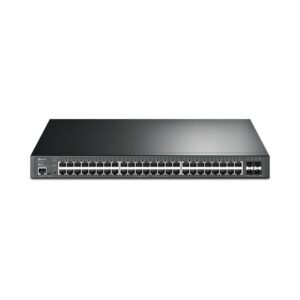 JetStream™ 48-Port Gigabit and 4-Port 10GE SFP+ L2+ Managed Switch with 48-Port PoE+