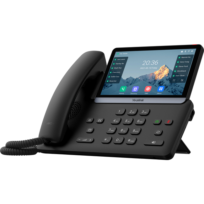 Yealink T77U IP Deskphone Yealink T77U SIP Phone with a 7-inch Touch Screen