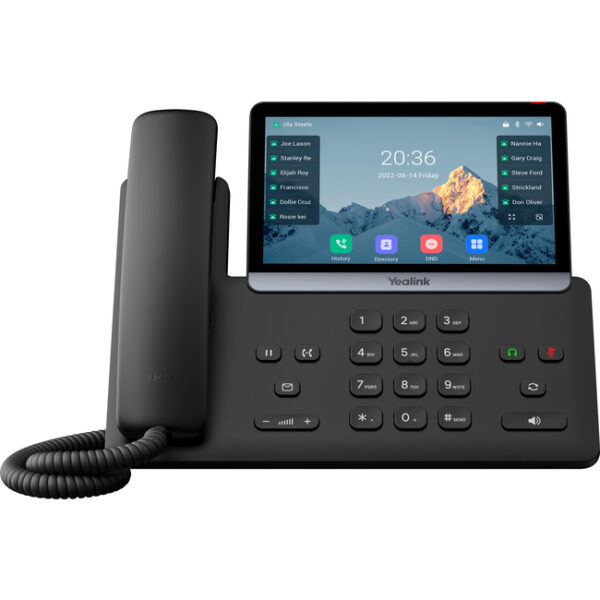 Yealink T77U IP Deskphone Yealink T77U SIP Phone with a 7-inch Touch Screen