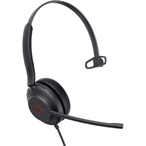 Yealink UH35 Mono USB-C/A Wired Headset with Leatherette ear cushion Yealink UH35 Mono USB-C/A Wired Headset with Leatherette ear cushion