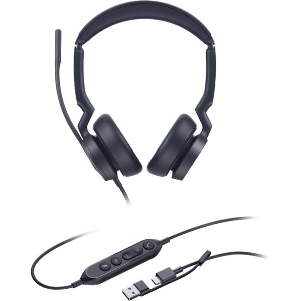 Yealink UH46 Dual USB-C/A Wired Headset Yealink UH46 Binaural USB-C/A Headset
