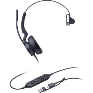 Yealink UH46 Teams Certified Monaural USB-C/A Headset