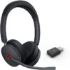 Yealink WH68 Hybrid Teams Dual Ear over the head DECT headset with DECT Dongle instead of stand